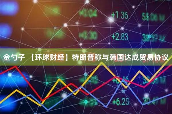 金勺子 【环球财经】特朗普称与韩国达成贸易协议