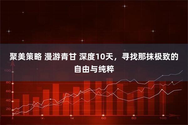 聚美策略 漫游青甘 深度10天，寻找那抹极致的自由与纯粹