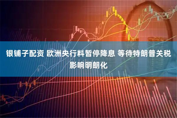 银铺子配资 欧洲央行料暂停降息 等待特朗普关税影响明朗化
